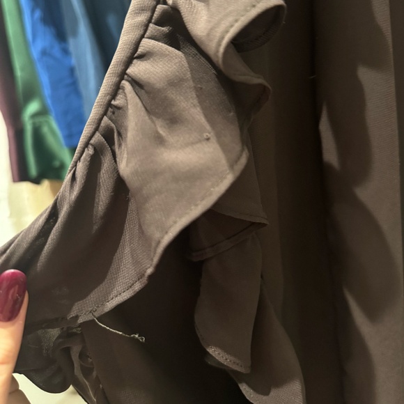 HOUSE OF CB Ariela Ruffle Side Slit Gown - Picture 4 of 5